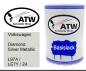 Preview: Volkswagen, Diamond Silver Metallic, L97A / LE7Y / Z4: 500ml Lackdose, von ATW Autoteile West.